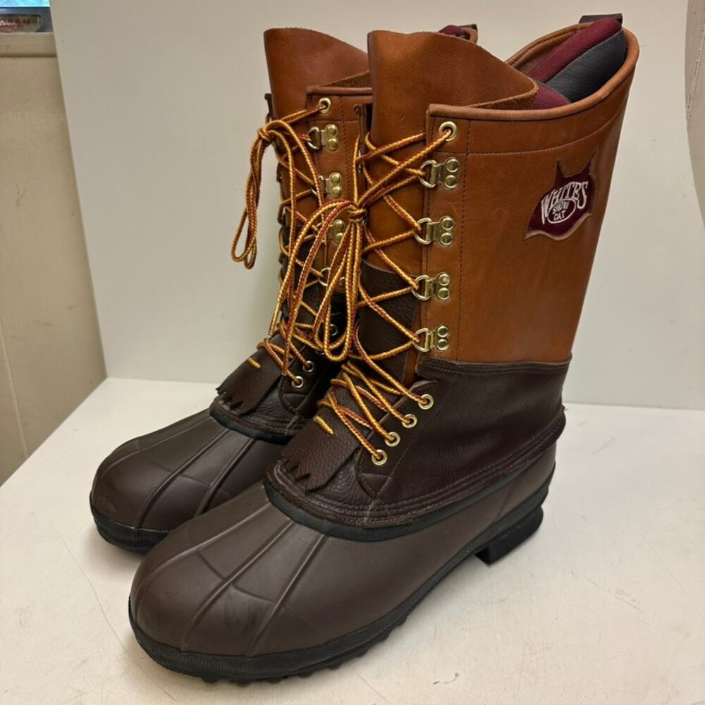 WORN ONCE White's Snow Cat Pac Boots Insulated Snow Arctic Made in Korea 14